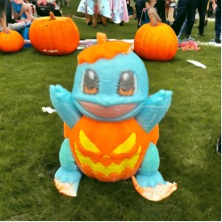 10 SC Squirtle Pumpkin Halloween Pokemon Figure Created in Multi-color PLA UK