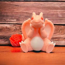 12 SC Charizard Valetines Pokemon Figure Created in Multi-color PLA UK