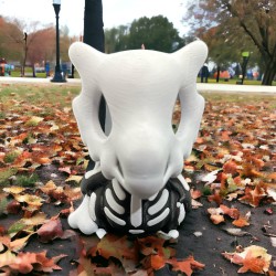 21 SC 3D Printed Cubone Halloween Edition Figure Created in Multi-color PLA UK